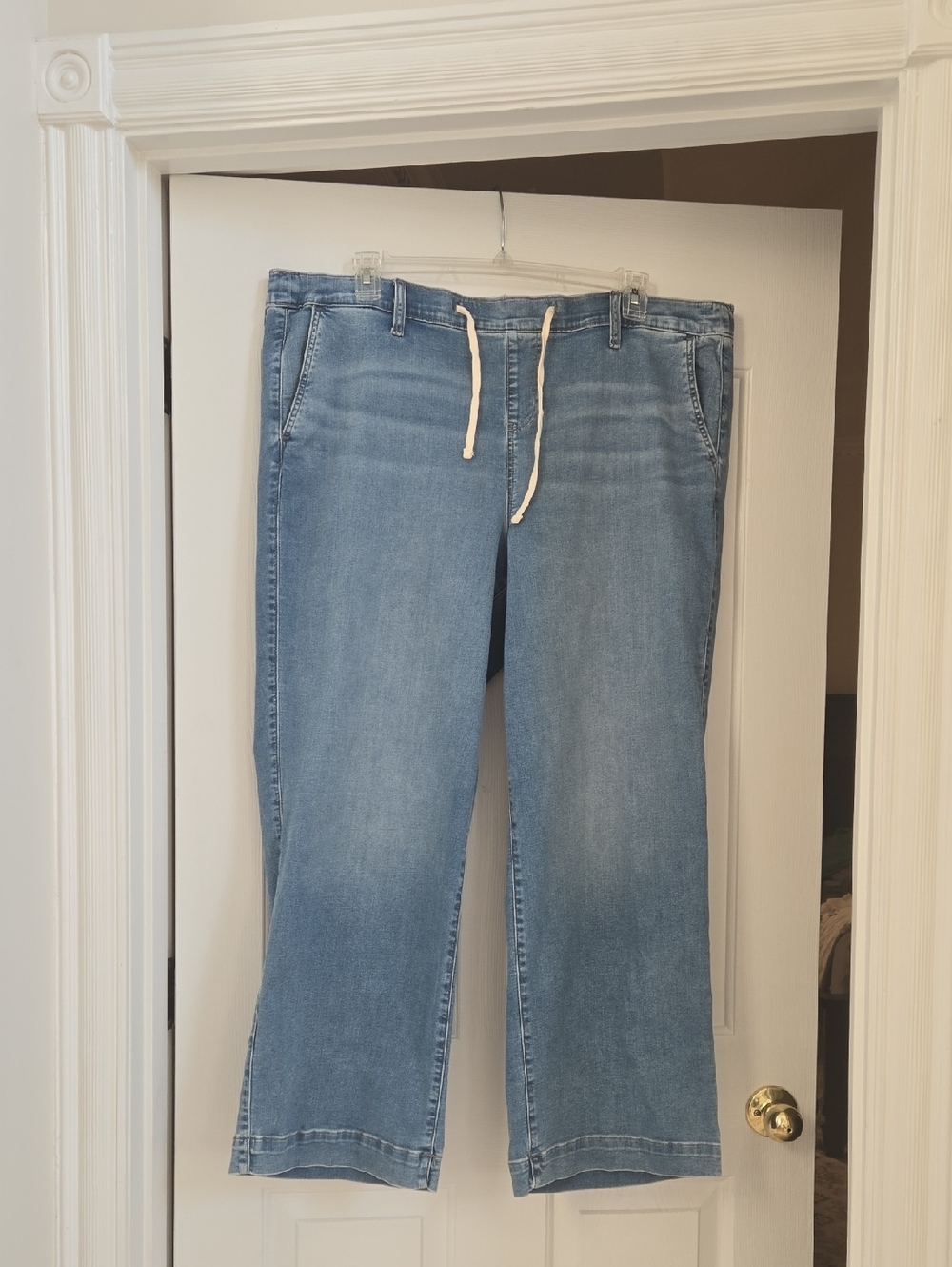 NWT 3R Torrid Light Blue Drawstring Waist Jeans